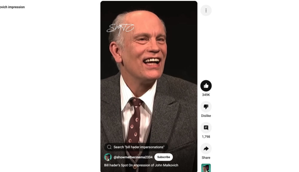 Bill Hader Does John Malkovich
