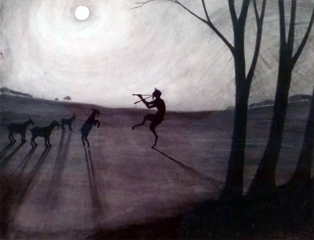 The Strangest Painting Ever: Faun By Moonlight (1900)
