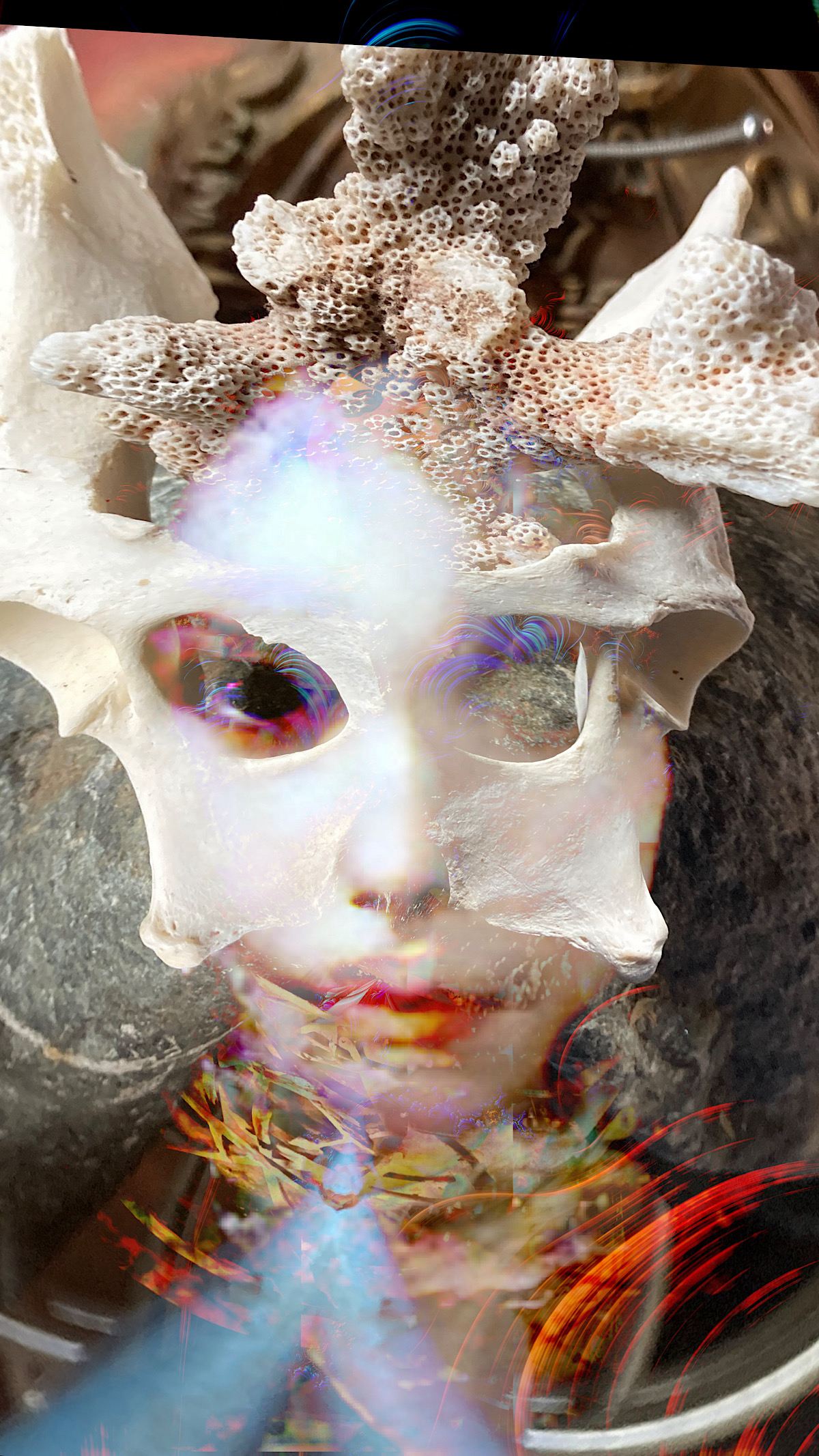 Wendell Peek - Still life with portrait